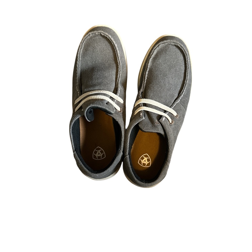 Ariat Charcoal Slip-On Shoes with White Trim